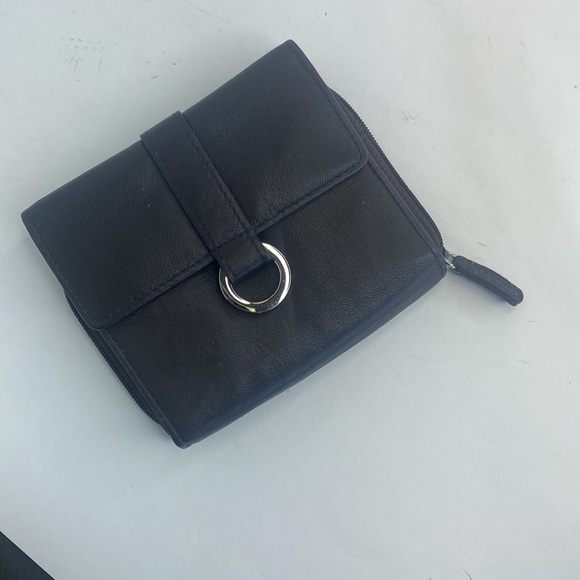 Mossimo Genuine Leather BROWN Multi-compartment ID Credit Card Wallet Coin Purse - Picture 2 of 12